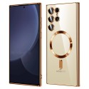 Калъф Techsuit - Luxury Crystal MagSafe - Samsung Galaxy S25 Ultra - Gold