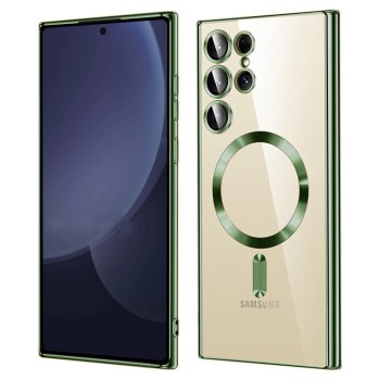 Калъф Techsuit - Luxury Crystal MagSafe - Samsung Galaxy S25 Ultra - Deep Green