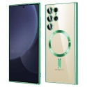 Калъф Techsuit - Luxury Crystal MagSafe - Samsung Galaxy S25 Ultra - Light Green