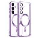 Калъф Techsuit - Luxury Crystal MagSafe - Samsung Galaxy S25 Plus - Light Purple