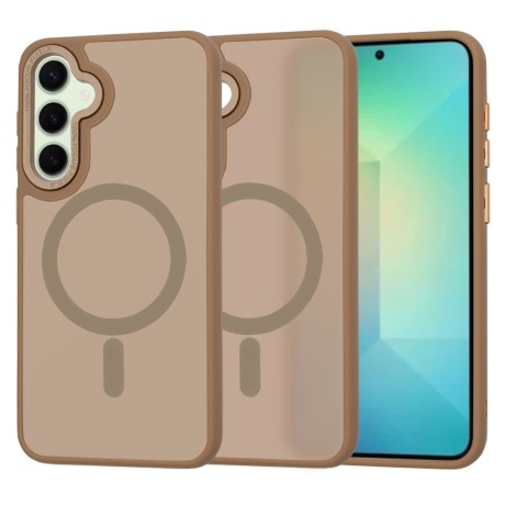 Калъф Techsuit - HaloFrost MagSafe Series - Samsung Galaxy S25 Plus - Sandstone Brown