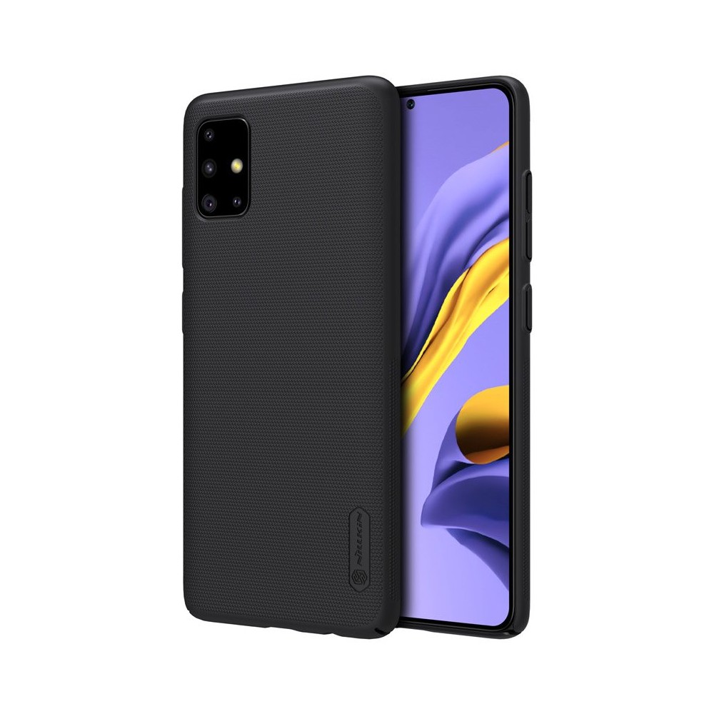 Калъф Nillkin Super Frosted Shield Case + kickstand за Samsung Galaxy A51 black