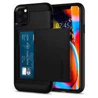 Spigen Slim Armor Cs хибриден кейс с най-висока степен на защита за iPhone 11 Pro, Max Black