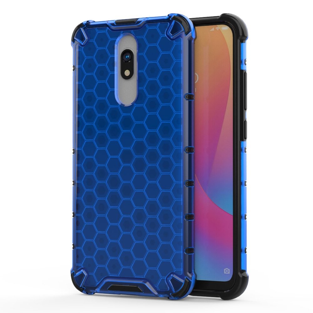 Калъф fixGuard Honeycomb Case armor cover with TPU Bumper for Xiaomi Redmi 8A / Xiaomi Redmi 8 blue
