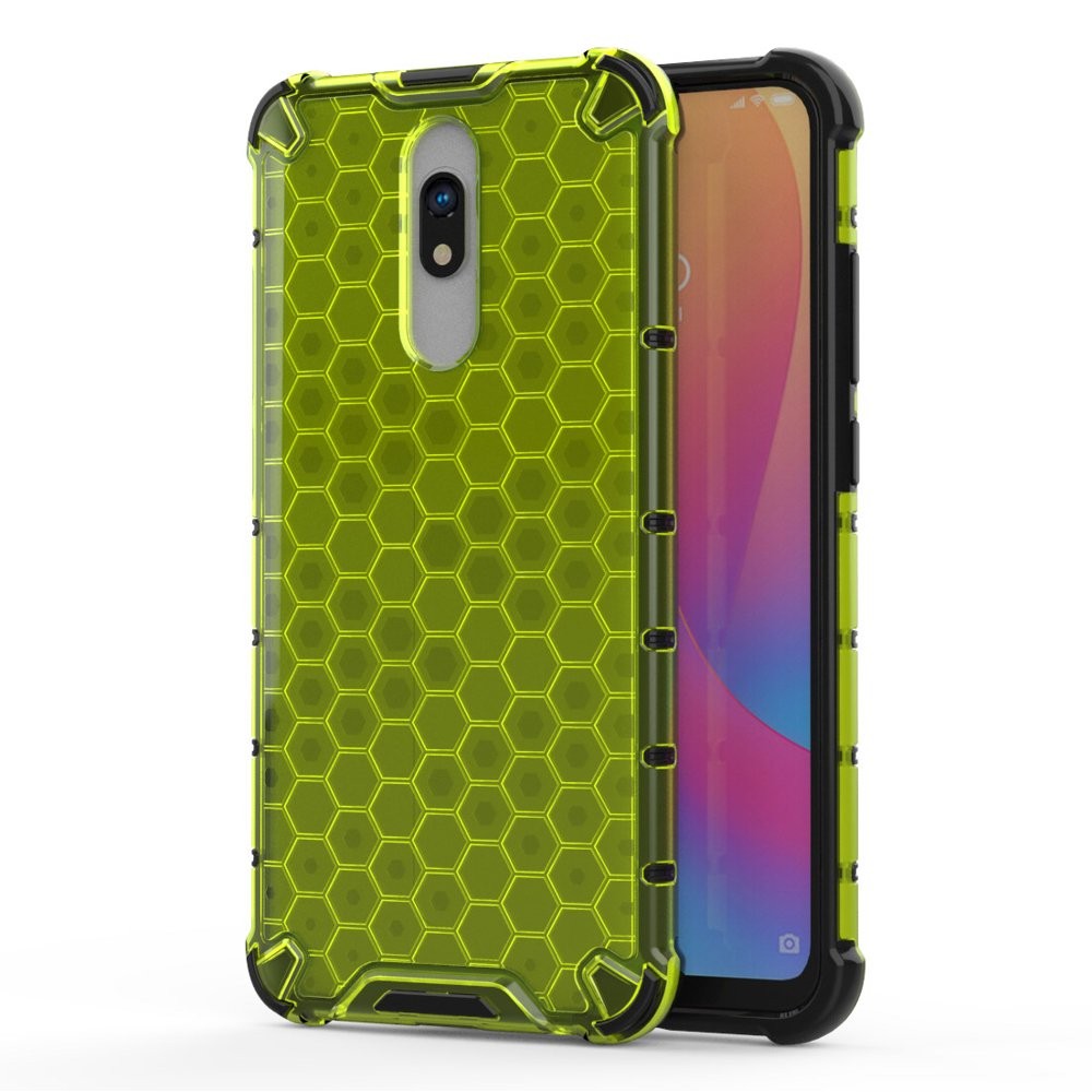 Калъф fixGuard Honeycomb Case armor cover with TPU Bumper for Xiaomi Redmi 8A / Xiaomi Redmi 8 green