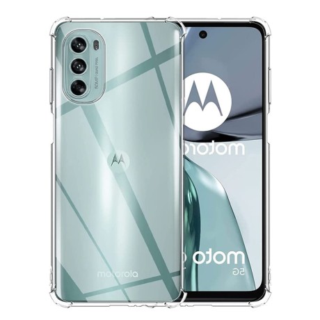 Калъф Techsuit - Shockproof Clear Silicone - Motorola Moto G62 5G - Clear