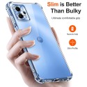 Калъф Techsuit - Shockproof Clear Silicone - Motorola Moto G62 5G - Clear