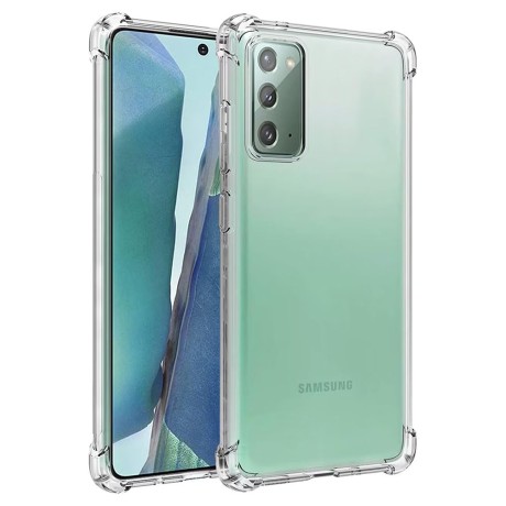 Калъф Techsuit - Shockproof Clear Silicone - Samsung Galaxy Note 20 4G / Note 20 5G - Clear