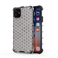 Калъф fixGuard Honeycomb Case armor cover with TPU Bumper for iPhone 11 transparent