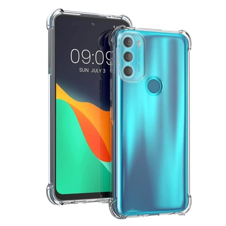 Калъф Techsuit - Shockproof Clear Silicone - Motorola Moto G71 5G - Clear