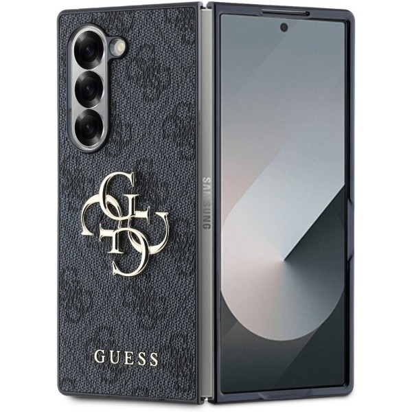 Калъф Guess - Leather 4G Metal Logo (GUHCZFD64GMGGR) - Samsung Galaxy Z Fold6 - Black