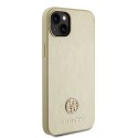 Калъф Guess - Strass Metal Logo (GUHCP15SPS4DGPD) - iPhone 15 - Gold