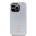 Калъф Guess - Strass Metal Logo (GUHCP15LPS4DGPS) - iPhone 15 Pro - Silver