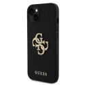 Калъф Guess - Leather Perforated 4G (GUHCP15SPSP4LGK) - iPhone 15 - Black