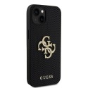 Калъф Guess - Leather Perforated 4G (GUHCP15SPSP4LGK) - iPhone 15 - Black