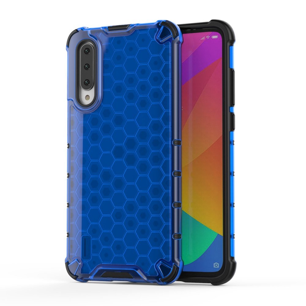 Калъф fixGuard Honeycomb Case armor cover with TPU Bumper for Xiaomi Mi CC9e / Xiaomi Mi A3 blue