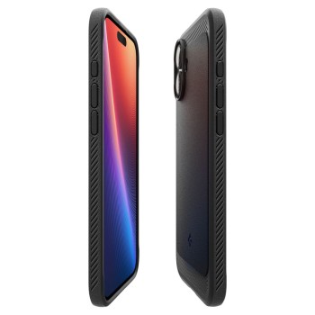 Калъф Spigen - Rugged Armor MagSafe - iPhone 16 - Matte Black