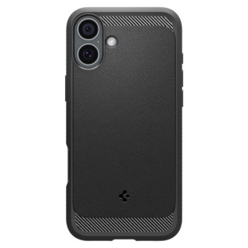 Калъф Spigen - Rugged Armor MagSafe - iPhone 16 - Matte Black