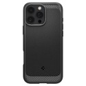 Калъф Spigen - Rugged Armor MagSafe - iPhone 16 Pro - Matte Black