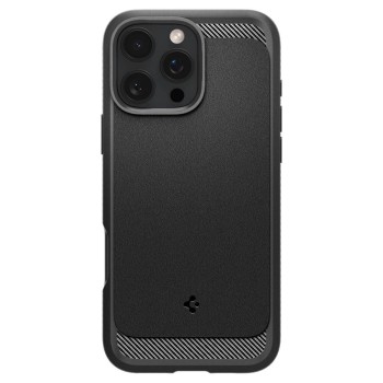 Калъф Spigen - Rugged Armor MagSafe - iPhone 16 Pro - Matte Black