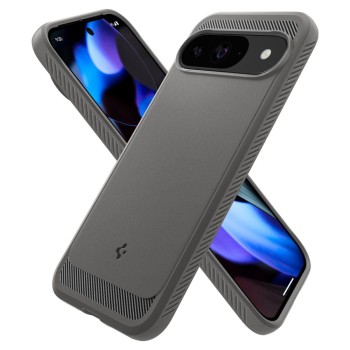 Калъф Spigen - Rugged Armor - Google Pixel 9 / 9 Pro - Marble Grey