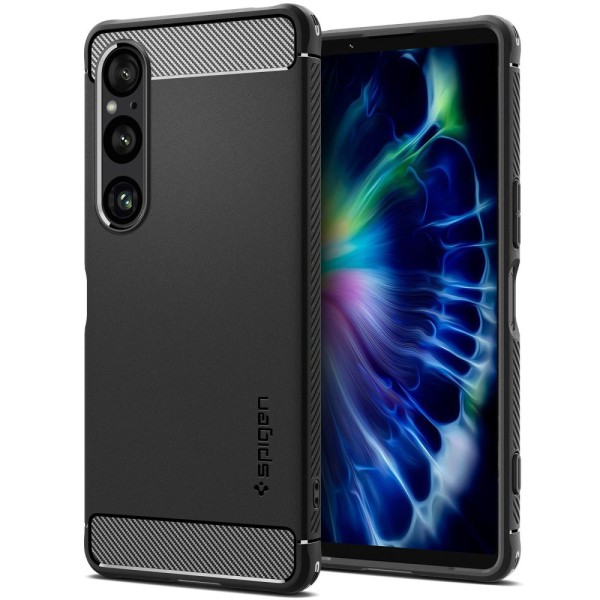 Калъф Spigen - Rugged Armor - Sony Xperia 1 VI - Black