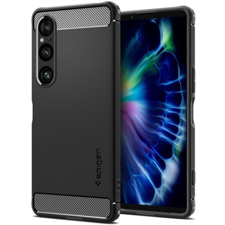 Калъф Spigen - Rugged Armor - Sony Xperia 1 VI - Black