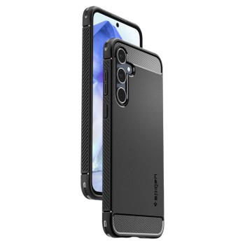 Калъф Spigen - Rugged Armor - Samsung Galaxy A55 5G - Black