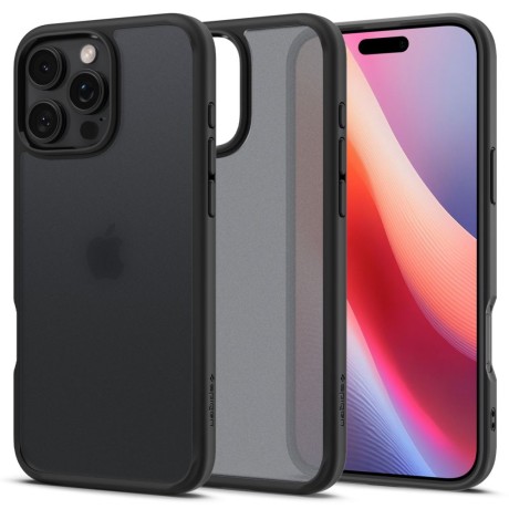 Калъф Spigen - Ultra Hybrid - iPhone 16 Pro - Frost Black