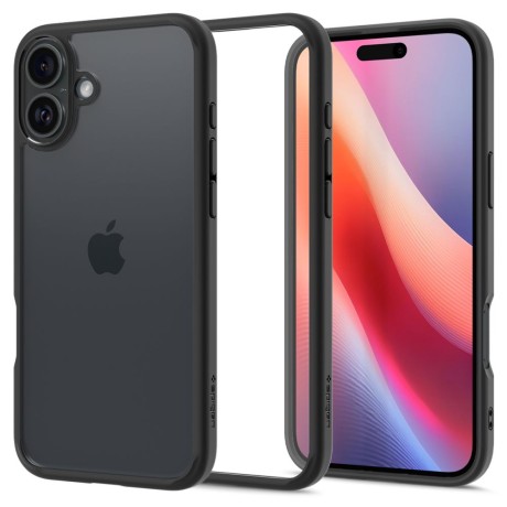 Калъф Spigen - Ultra Hybrid - iPhone 16 Plus - Matte Black