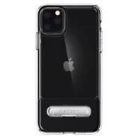 Spigen Slim Armor Essential S хибриден кейс с най-висока степен на защита за iPhone 11 Pro Max, Crystal Clear