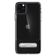 Spigen Slim Armor Essential S хибриден кейс с най-висока степен на защита за iPhone 11 Pro Max, Crystal Clear