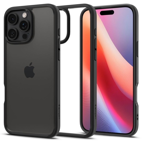 Калъф Spigen - Ultra Hybrid - iPhone 16 Pro Max - Matte Black