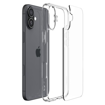 Калъф Spigen - Ultra Hybrid - iPhone 16 - Clear