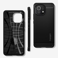 Калъф Spigen Rugged Armor Xiaomi Mi 11, Matte Black