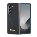 Калъф Guess - Glitter Script (GUHCZFD6HGGSHK) - Samsung Galaxy Z Fold6 - Black