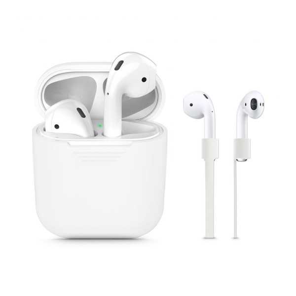Калъф TECH-PROTECT ICONSET за Apple Airpods, Бял