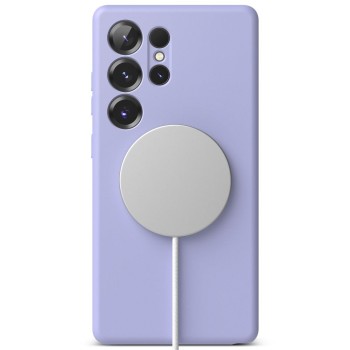 Калъф Ringke Silicone Magnetic Magsafe - Samsung Galaxy S25 Ultra, Lavender