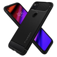 Калъф Spigen Rugged Armor Google Pixel 4A, Matte Black