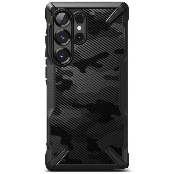 Калъф Ringke Fusion X - Samsung Galaxy S25 Ultra, Camo Black