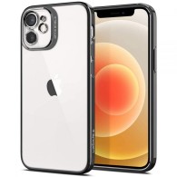 Калъф Spigen Optik Crystal за iPhone 12 mini, Chrome Gray