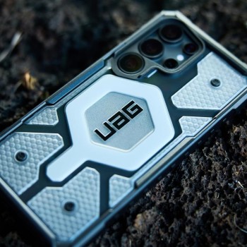 Калъф UAG - Pathfinder Clear MagSafe - Samsung Galaxy S25 Ultra - Ice Silver