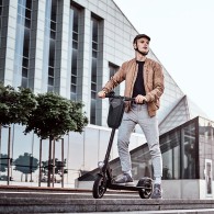 Чанта Wozinsky за електрически скутери, Водоустойчива, 4L, Черен