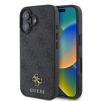 Калъф Guess - Hardcase 4G Classic MagSafe (GUHMP16SP4SM4MK) - iPhone 16 - Black