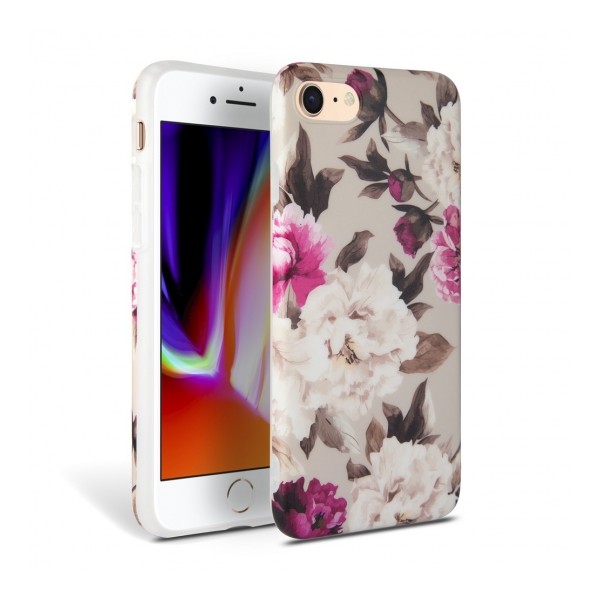 Калъф TECH-PROTECT FLORAL за iPhone 7/8/SE 2020, Beige