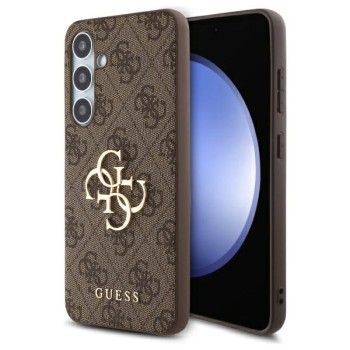 Калъф Guess - Hardcase 4G Big Logo (GUHCS24FE4GMGBR) - Samsung Galaxy S24 FE - Brown