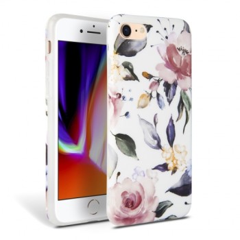 Калъф TECH-PROTECT FLORAL за iPhone 7/8/SE 2020, White