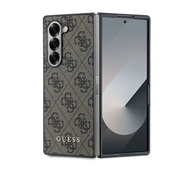 Калъф Guess - Hardcase 4G (GUHCZFD6GF4GBR) - Samsung Galaxy Z Fold6 - Brown