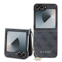 Калъф Guess - Hardcase 4G Charm (GUHCZF6GF4GGR) - Samsung Galaxy Z Flip6 - Black