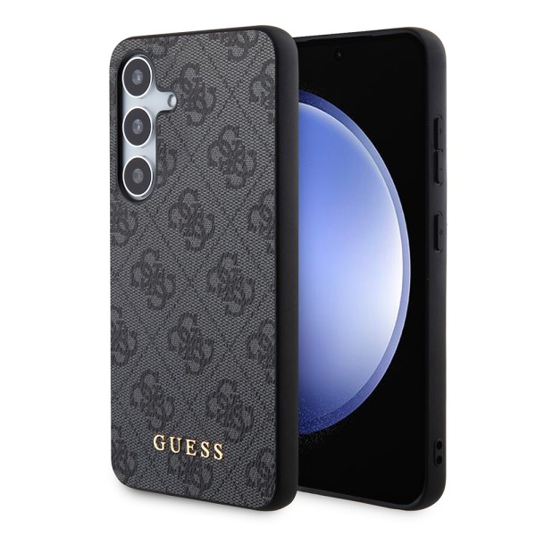 Калъф Guess - Hardcase 4G Metal Gold Logo (GUHCS24MG4GFGR) - Samsung Galaxy S24 Plus - Black